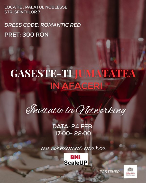 Găsește-ți jumătatea… în afaceri! - Ediția 2